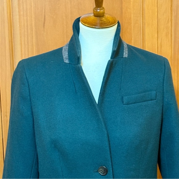 J Crew Regent Topcoat in Dark Green RARE - Picture 3 of 13